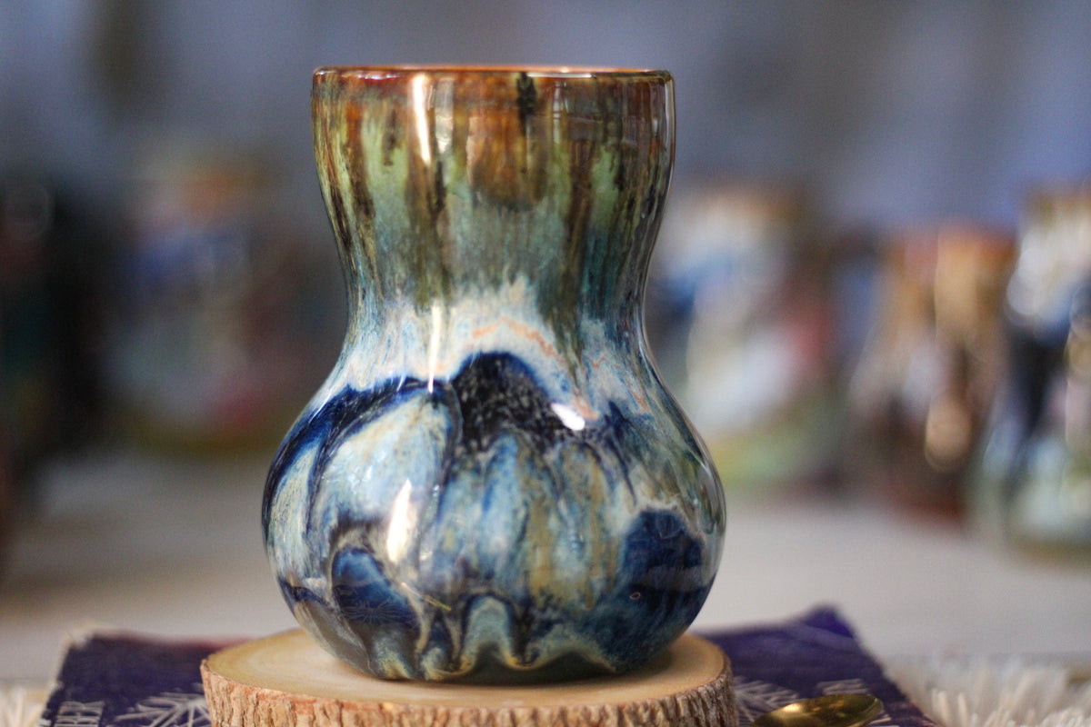 12-E Blue 'FLOW' EXPERIMENT Mug, 17 oz.