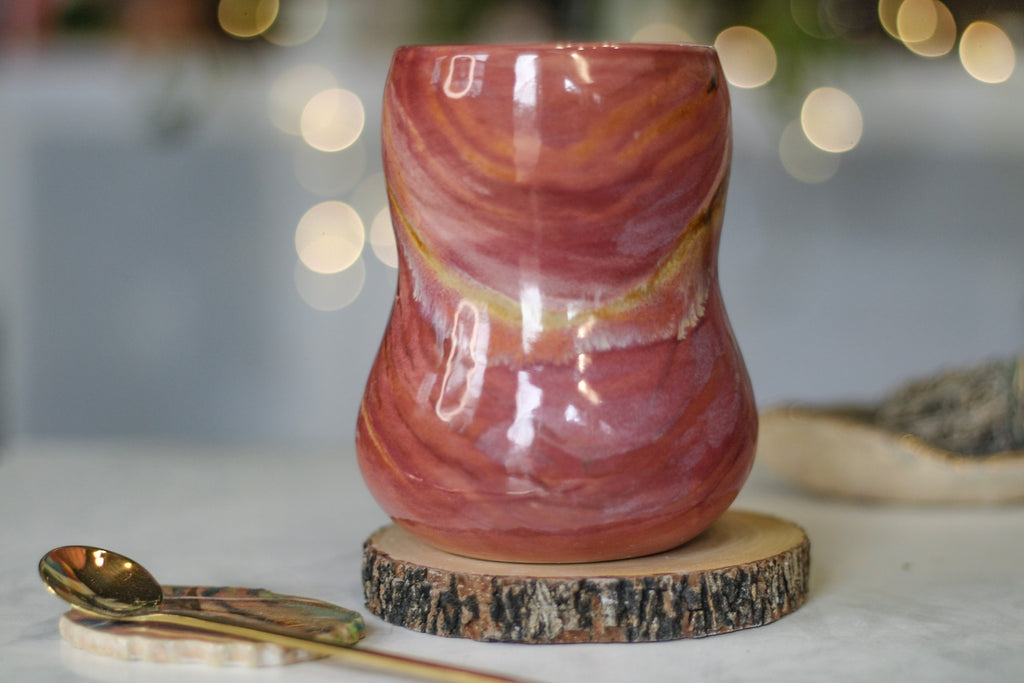 18-F EXPERIMENT Gourd Mug, 17 oz.