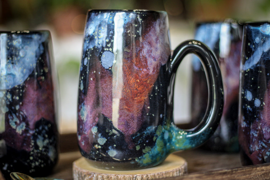 18-B Rainbow Stellar Mug, 23 oz. (This listing is for one mug)