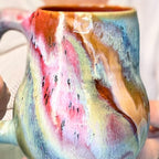 17-D Misty Whimsy PROTOTYPE Curvy Mug, 17 oz.