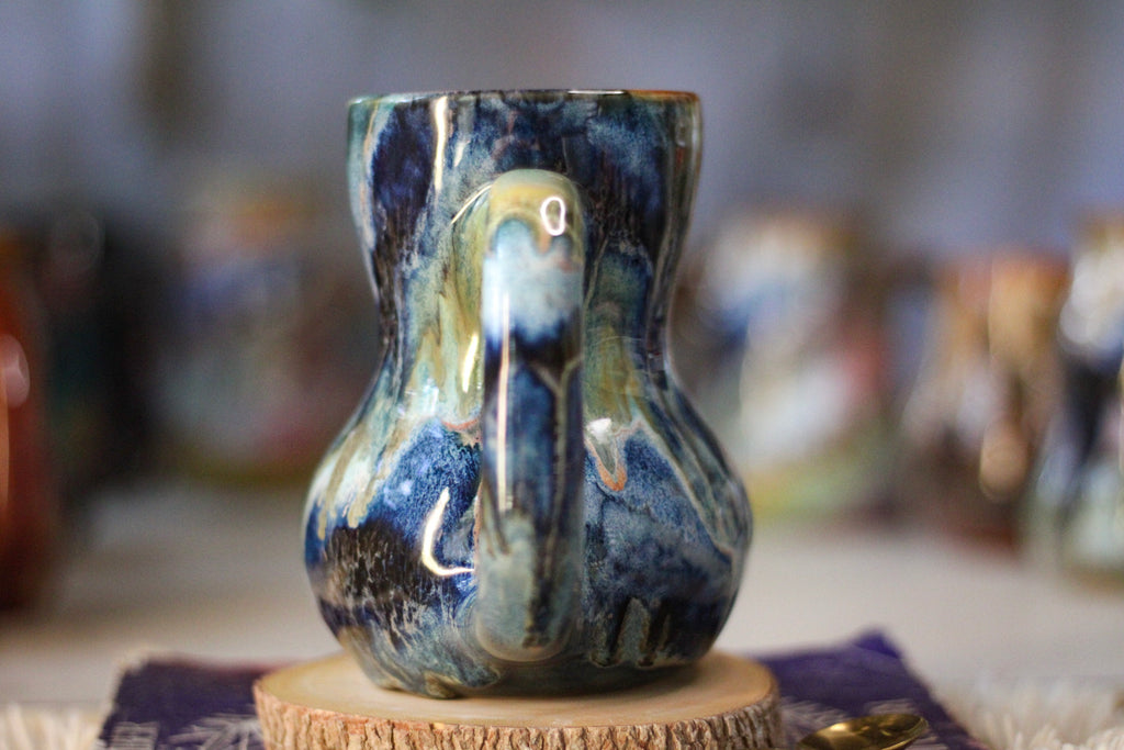 12-E Blue 'FLOW' EXPERIMENT Mug, 17 oz.