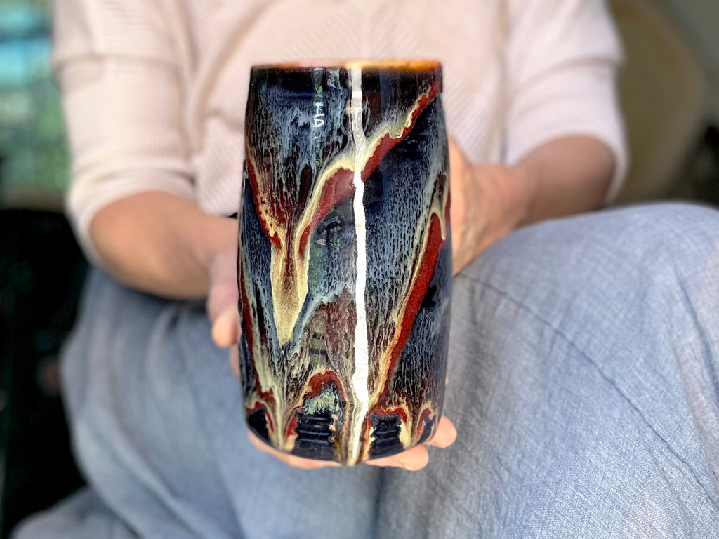 20-D Scarlet Grotto Textured Stein Mug, 21 oz.