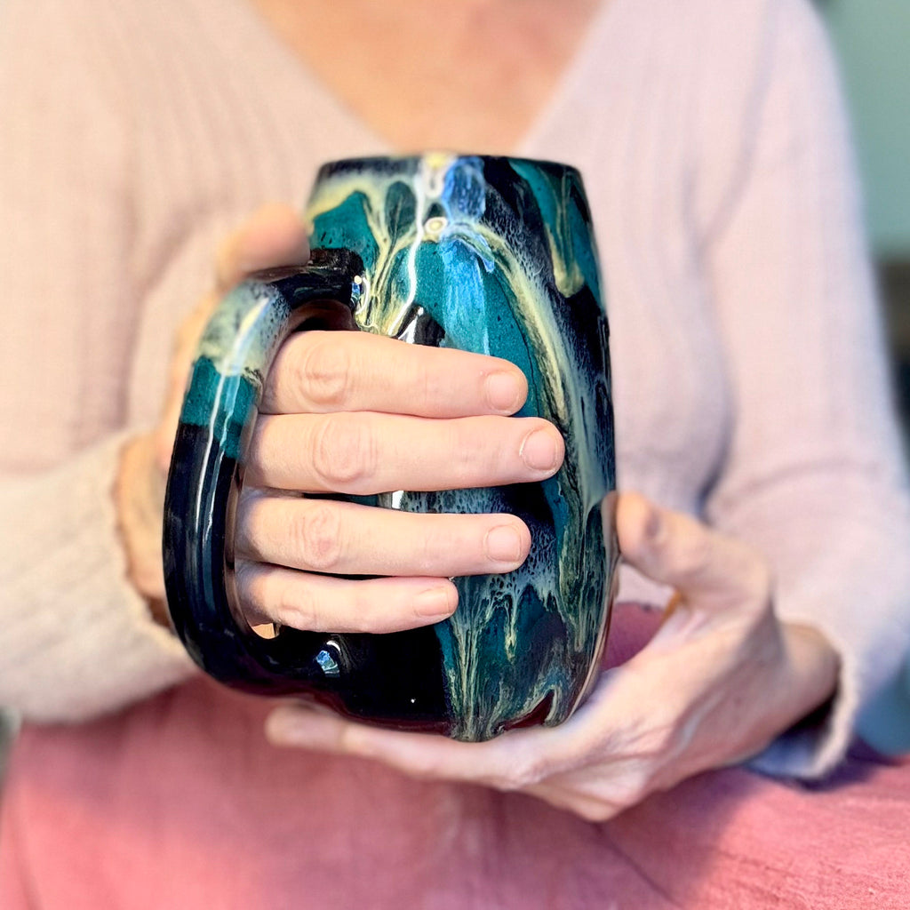 18-E Turquoise Grotto Mug - MISFIT, 28 oz. - 15% off