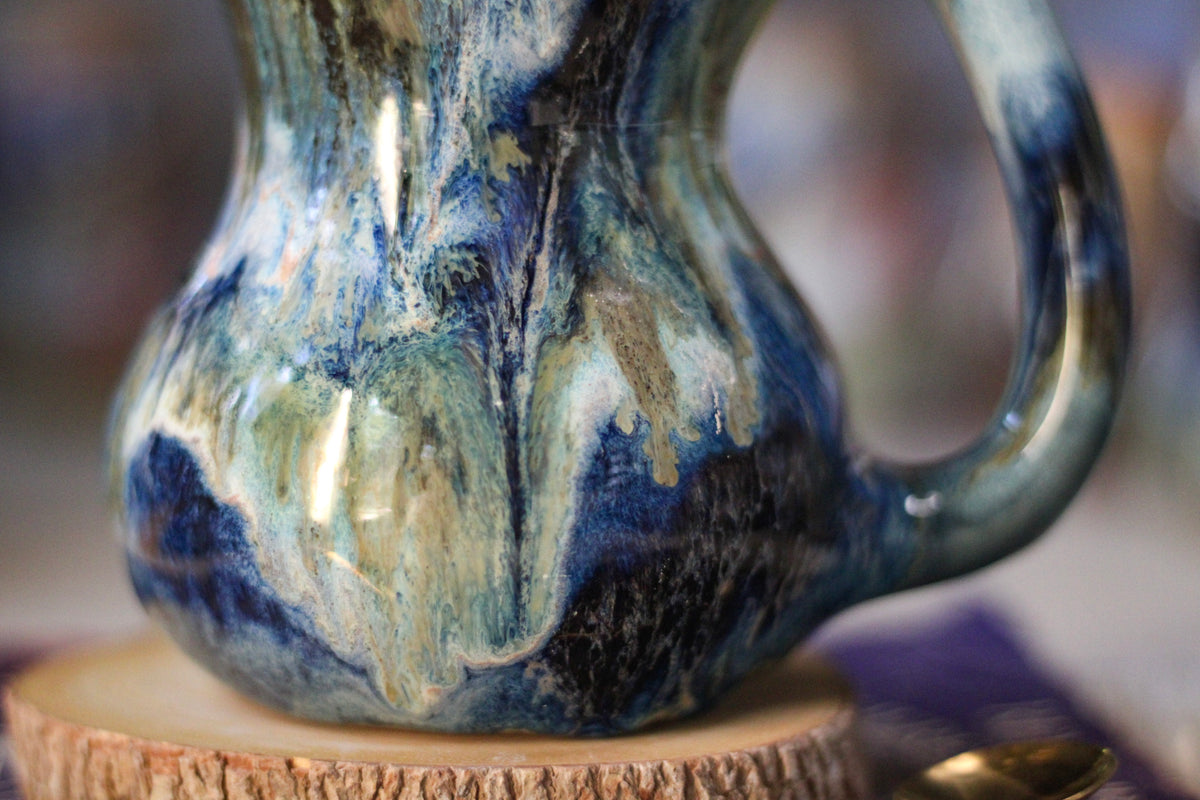 12-E Blue 'FLOW' EXPERIMENT Mug, 17 oz.
