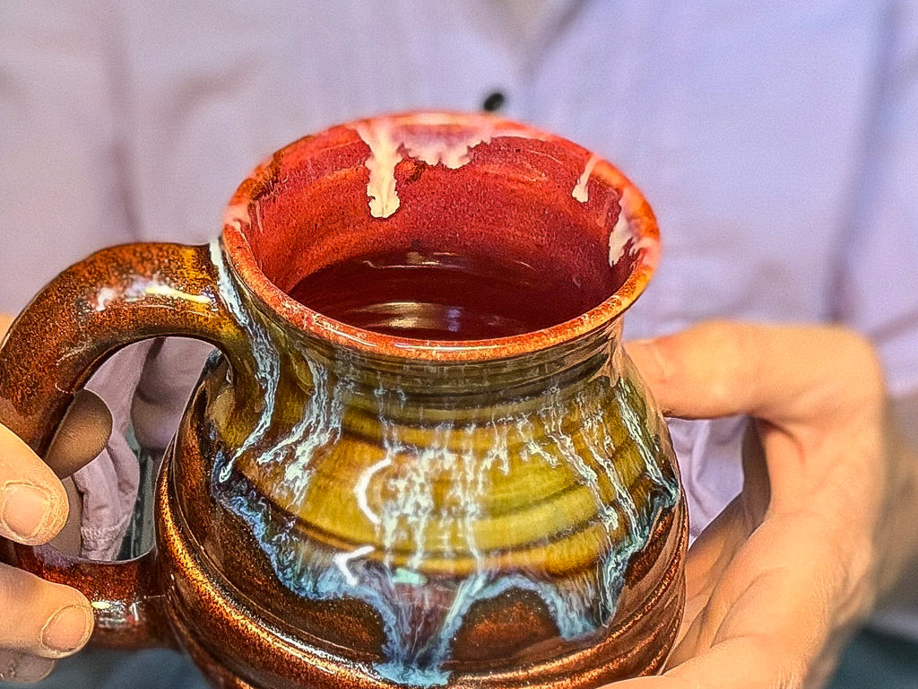 20-E New Wave Variation Flared Textured Mug, 19 oz.