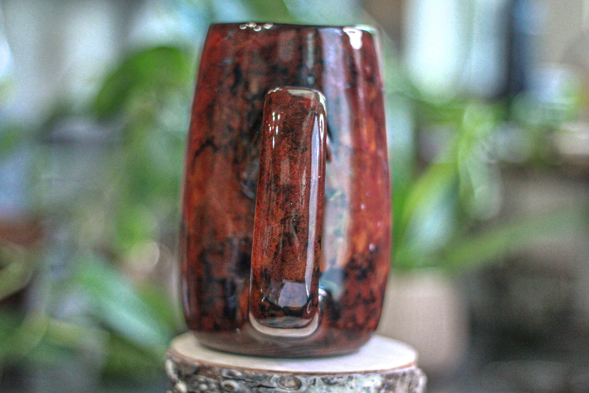 19-A Dragon's Blood Agate Mug, 26 oz.