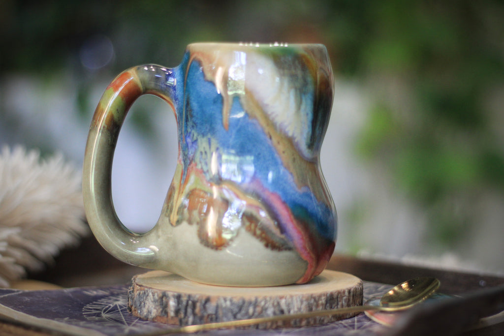 15-E Grotto EXPERIMENT Gourd Mug, 14 oz.