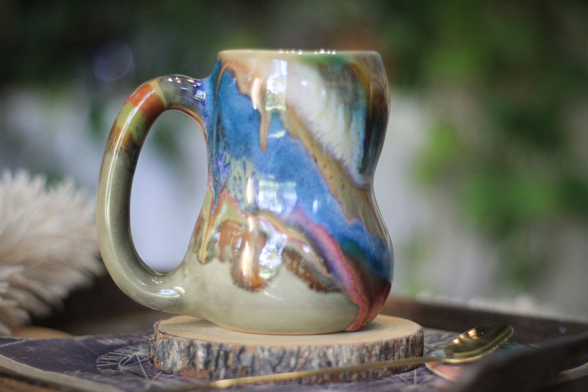 15-E Grotto EXPERIMENT Gourd Mug, 14 oz.