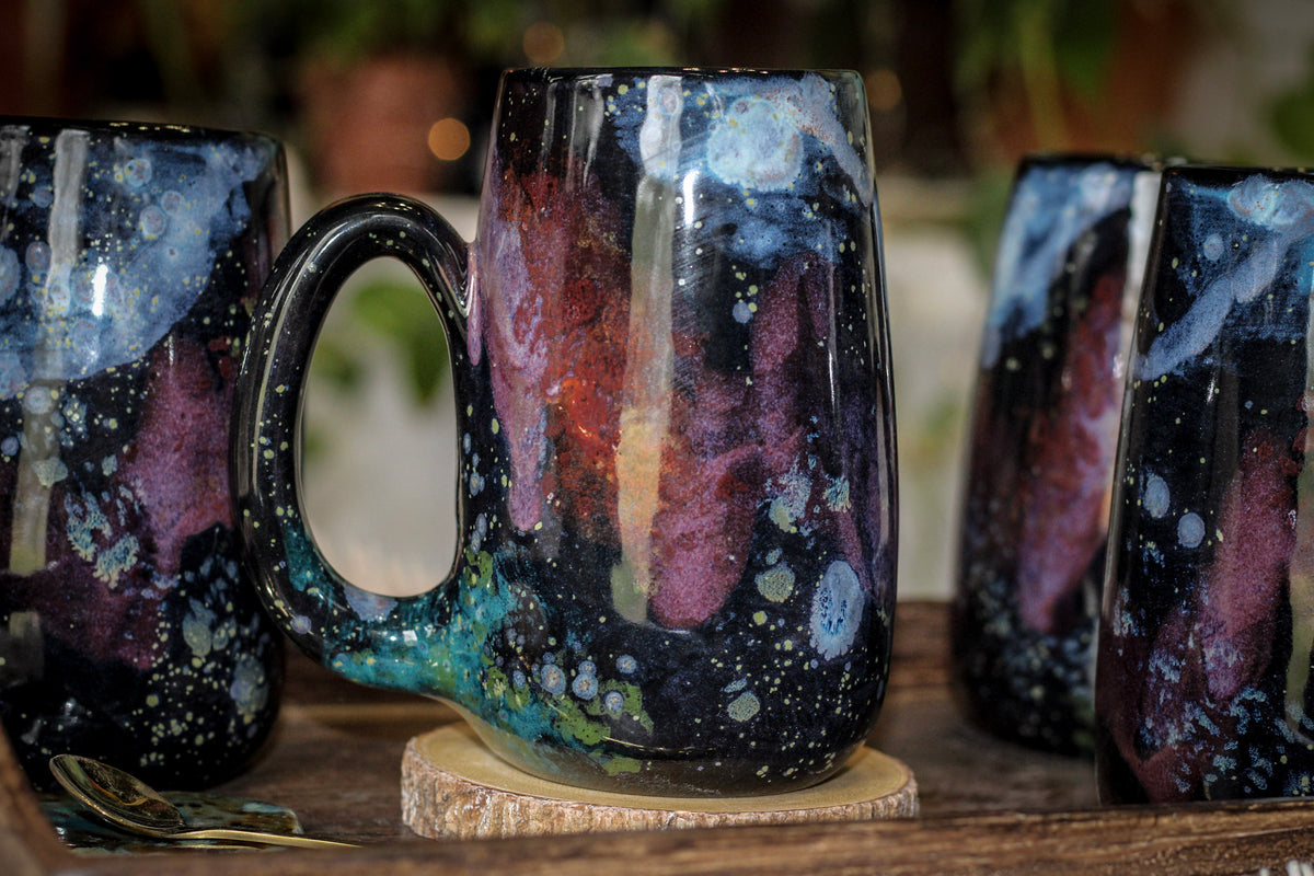 18-B Rainbow Stellar Mug, 23 oz. (This listing is for one mug)