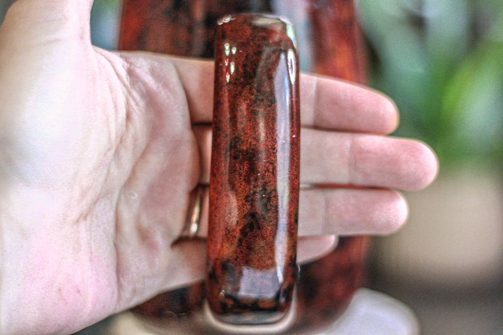 19-A Dragon's Blood Agate Mug, 26 oz.