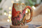 16-C Amber 'FLOW' Textured Mug - MISFIT, 17 oz. - 25% off