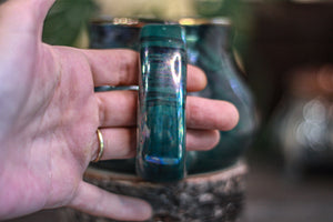 17-B Malachite PROTOTYPE Squat Mug - ODDBALL MISFIT, 19 oz. - 25% off