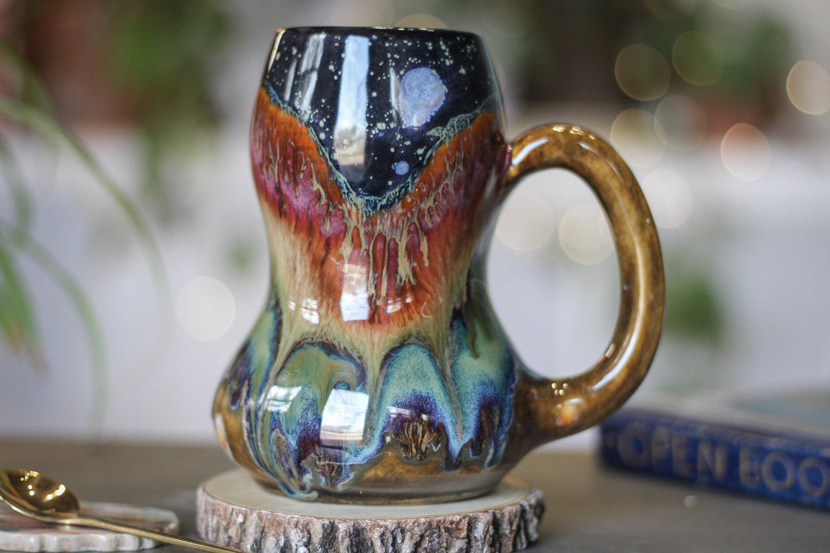 21-B Starry Night Gourd Mug - TOP SHELF, 24 oz.