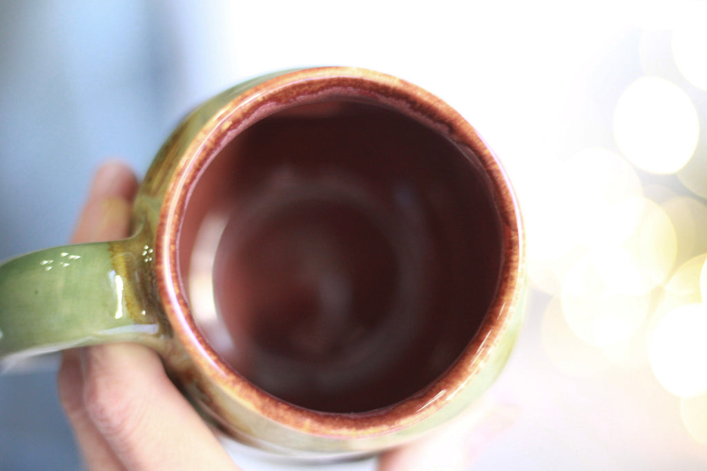 15-F EXPERIMENT Barely Flared Textured Divot Mug - MINOR MISFIT, 17 oz. - 10% off