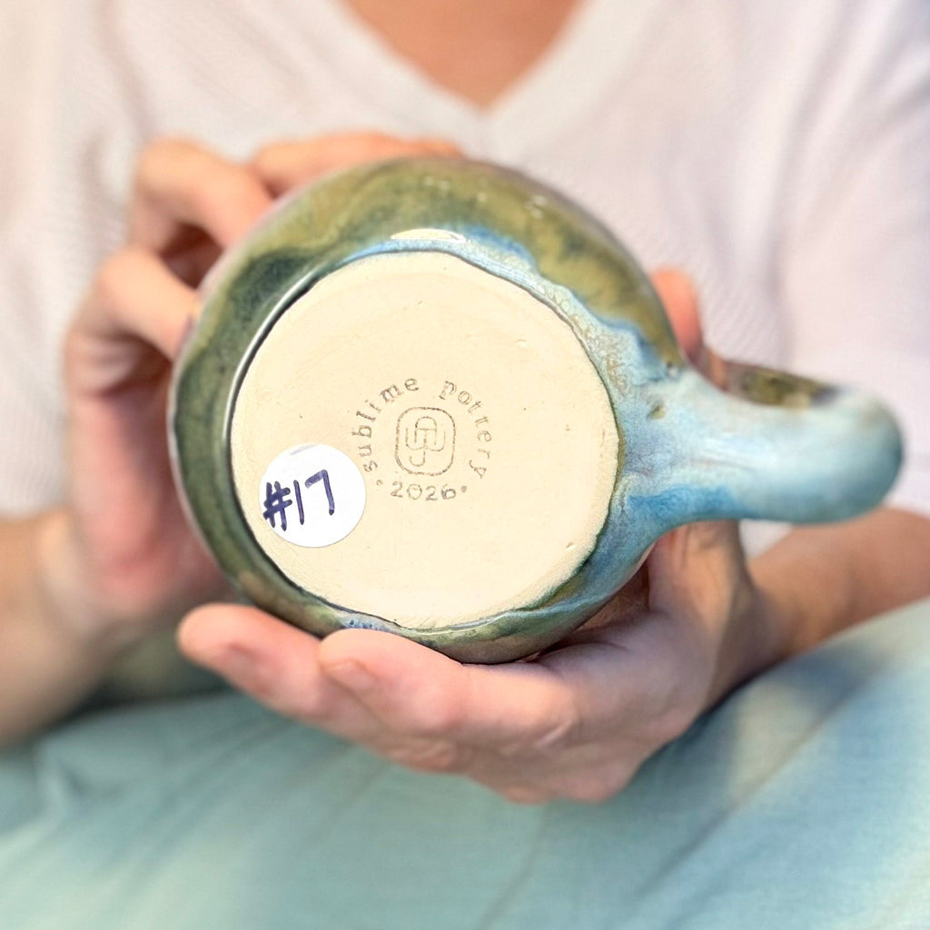17-D Misty Whimsy PROTOTYPE Curvy Mug, 17 oz.