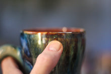 Load image into Gallery viewer, 12-E Blue 'FLOW' EXPERIMENT Mug, 17 oz.