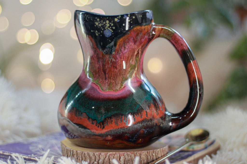 18-B Starry Night Gourd Mug, 22 oz
