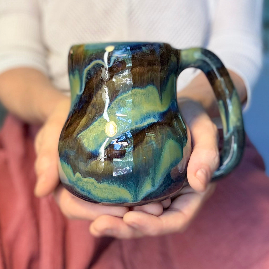 20-D Green Grotto PROTOTYPE Mid Mod Mug, 18 oz.
