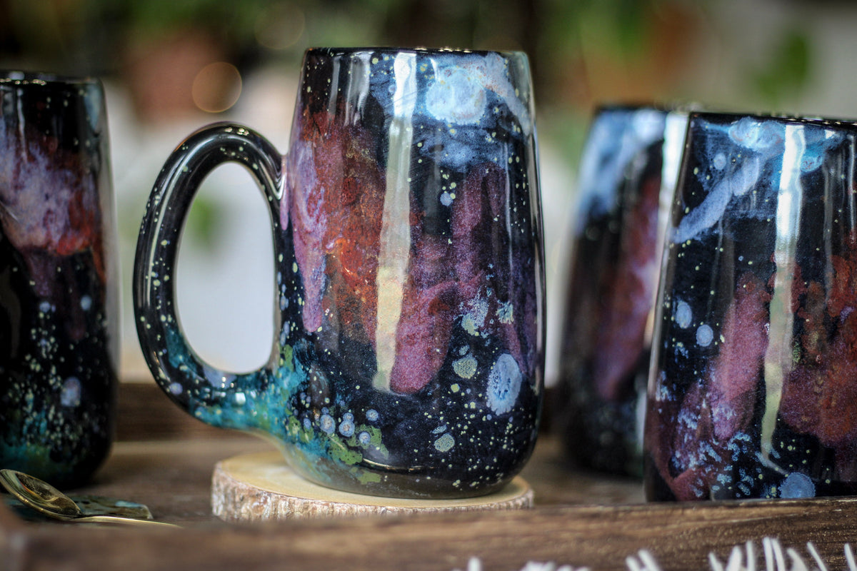 18-B Rainbow Stellar Mug, 23 oz. (This listing is for one mug)