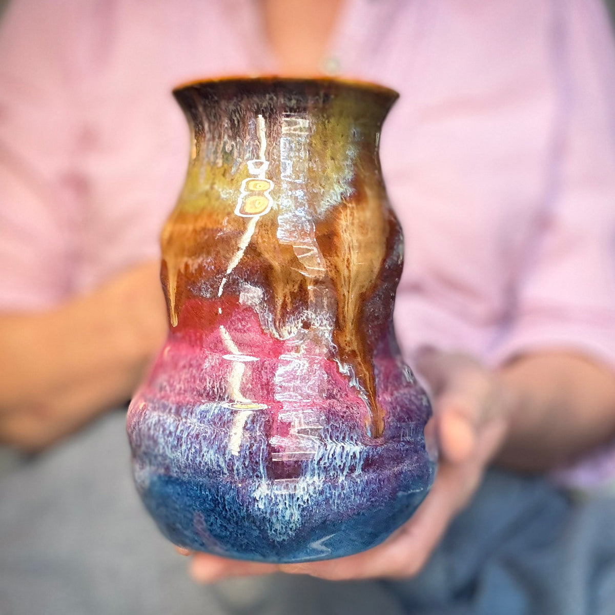 18-B Earthy Rainbow Cuddle Mug - MINOR MISFIT, 24 oz. - 15% off