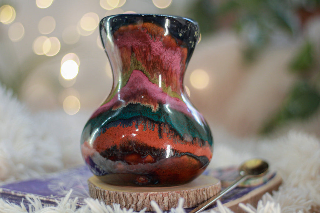 18-B Starry Night Gourd Mug, 22 oz