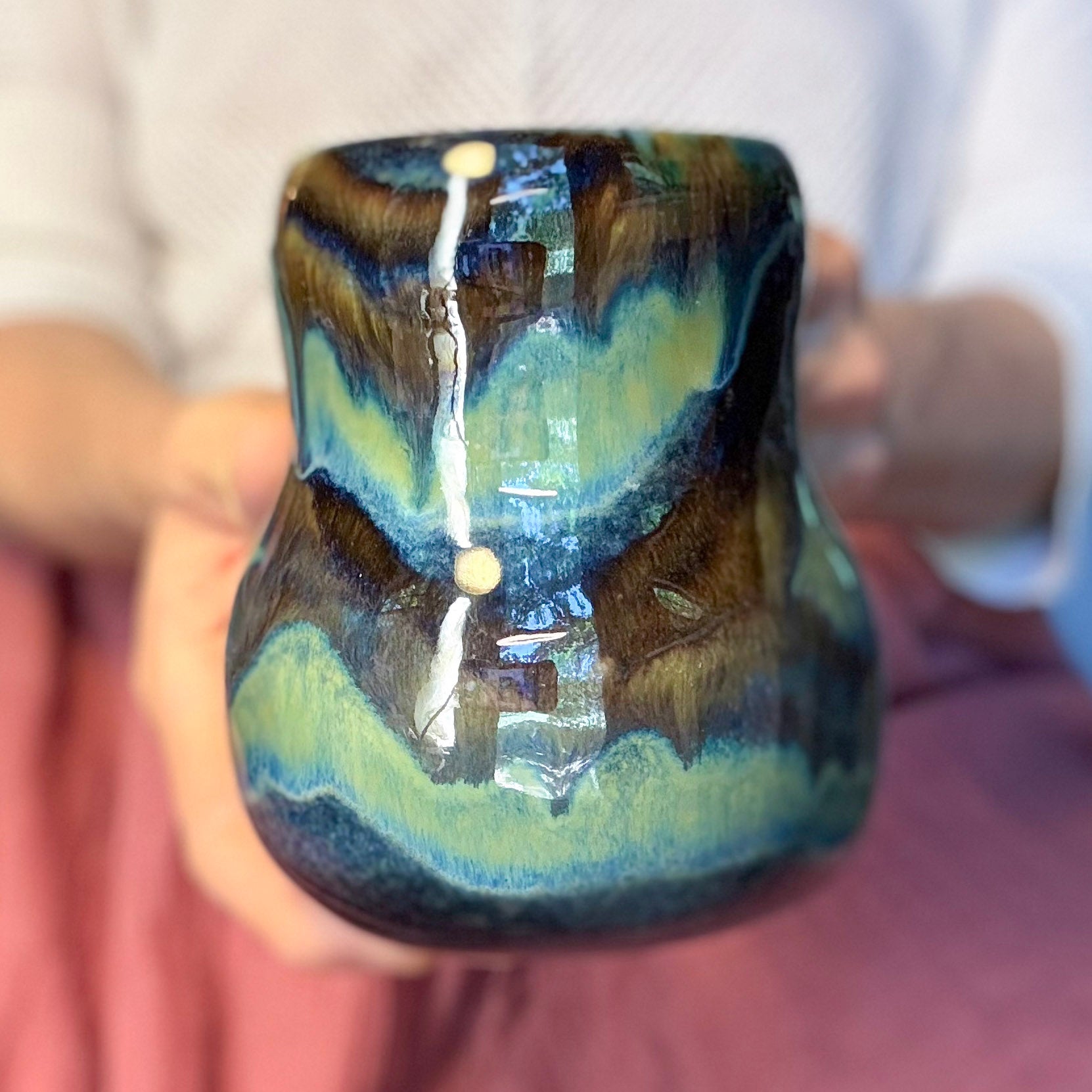 20-D Green Grotto PROTOTYPE Mid Mod Mug, 18 oz.