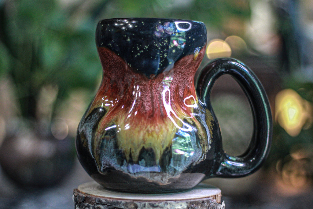 20-B Starry Night Divot Gourd Mug - TOP SHELF, 22 oz.