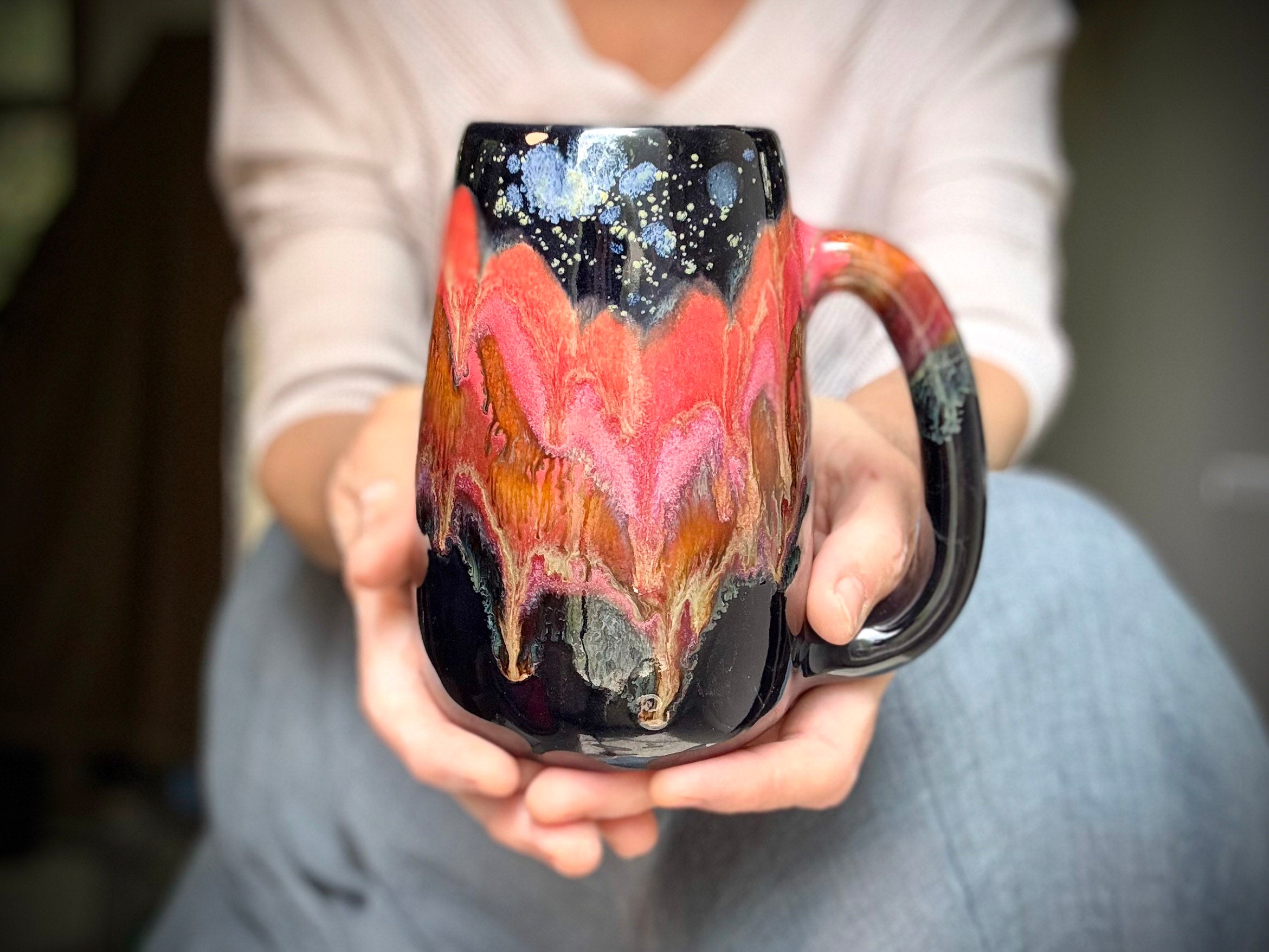 21-B Molten Strata Mug, 23 oz.