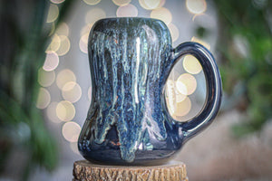 23-D Astral Wave Notched Gourd Mug, 20 oz.