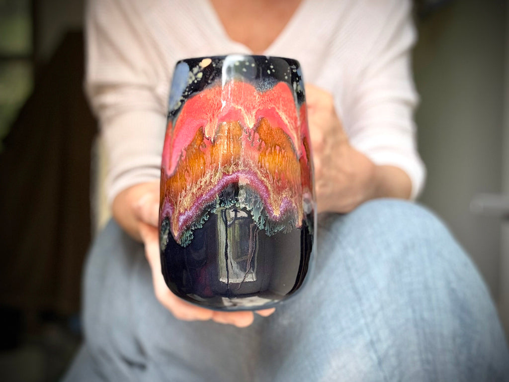 21-B Molten Strata Mug, 23 oz.