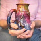 18-B Earthy Rainbow Cuddle Mug - MINOR MISFIT, 24 oz. - 15% off