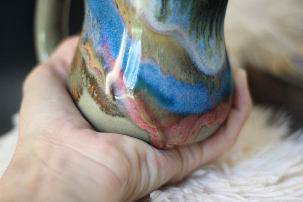 15-E Grotto EXPERIMENT Gourd Mug, 14 oz.
