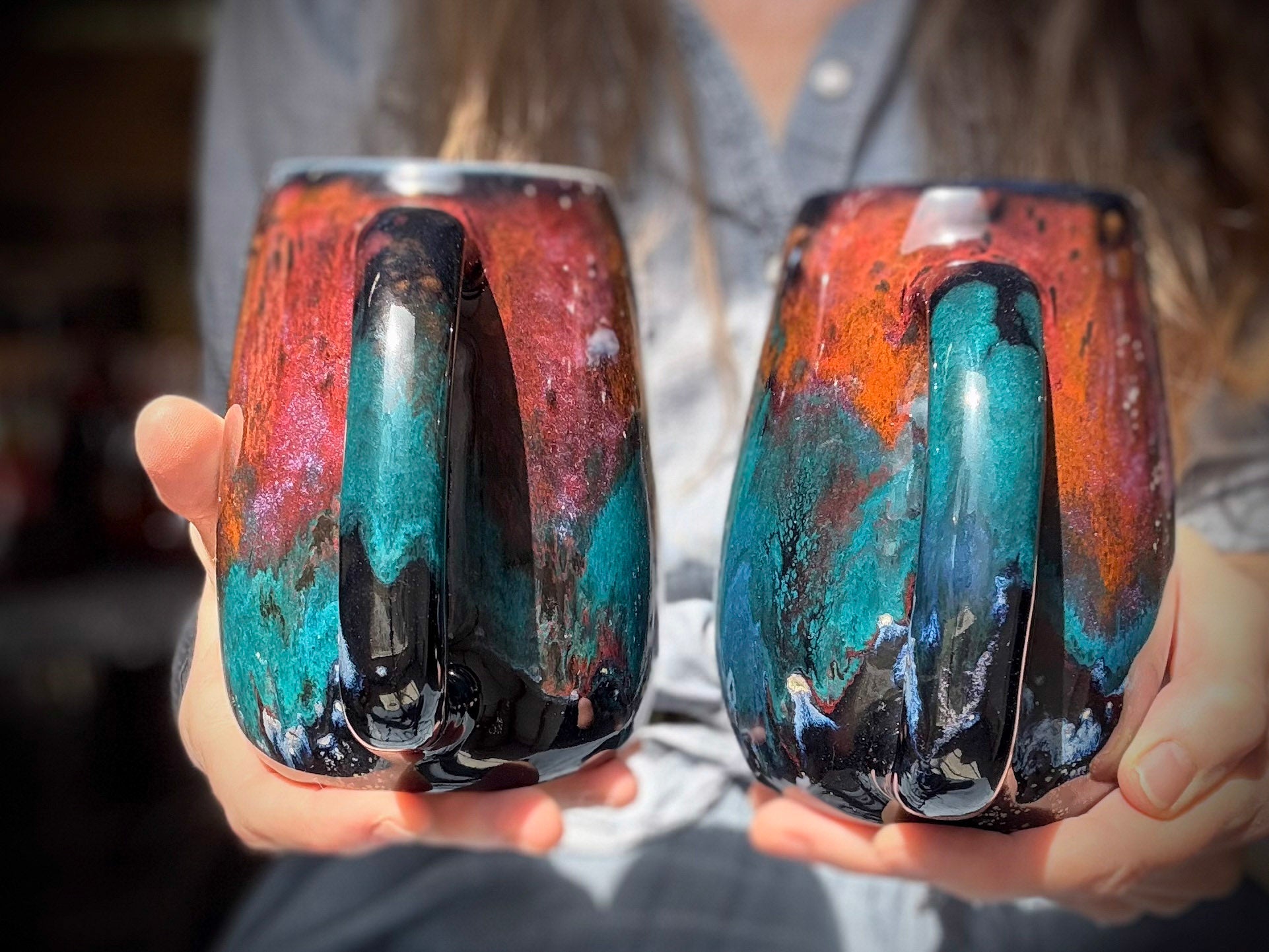 20-E Rainbow Stellar Mug, 20 oz. (This listing is for one mug)