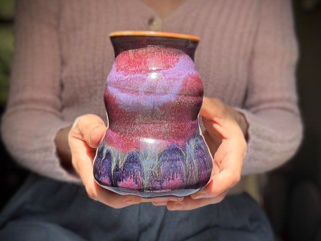 21-E Purple EXPERIMENT Cuddle Mug, 18 oz.