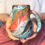 03-D Rainbow Grotto Mid Mod Mug, TOP SHELF - 22 oz.