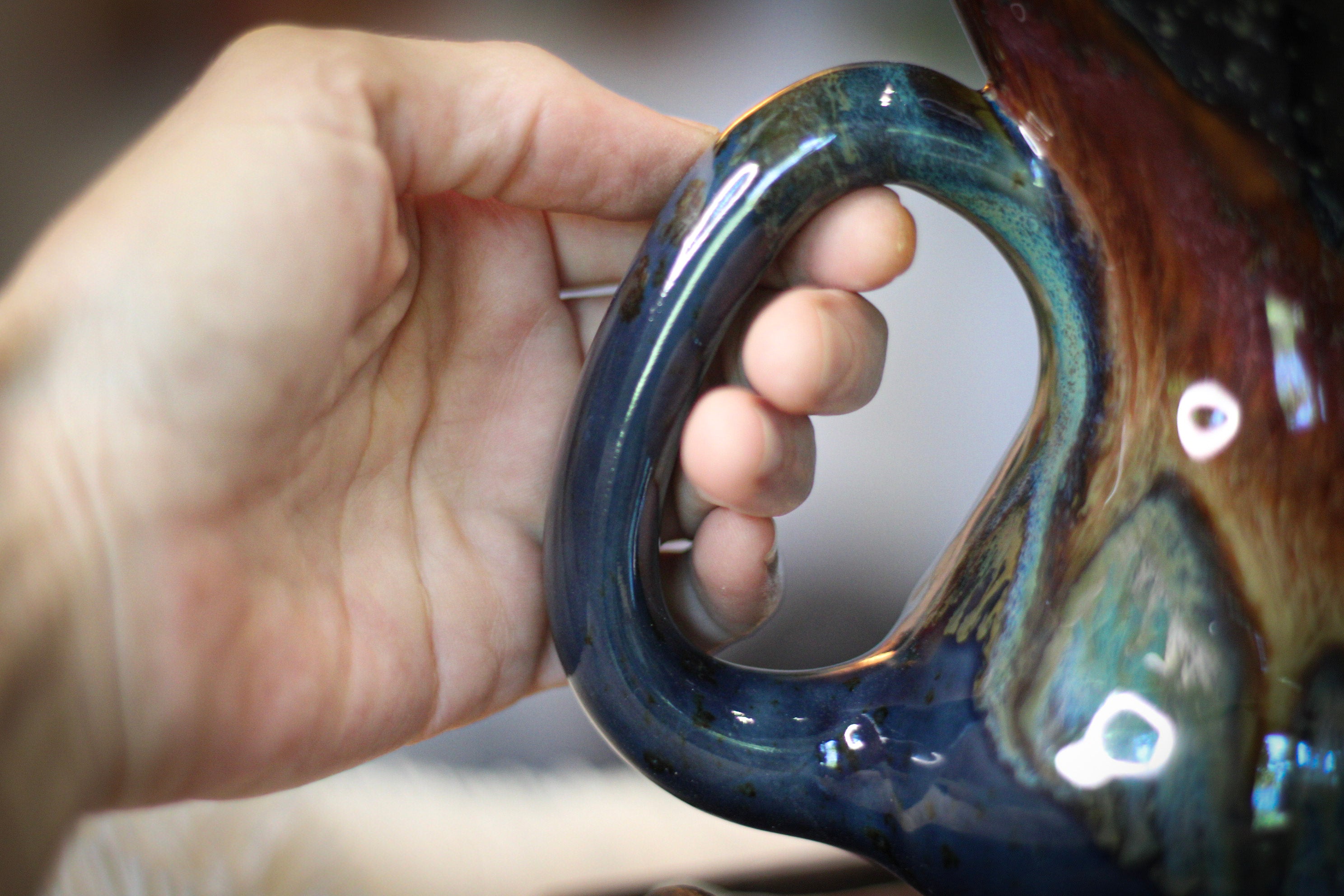 02-B Starry Night Gourd Mug - TOP SHELF, 24 oz.