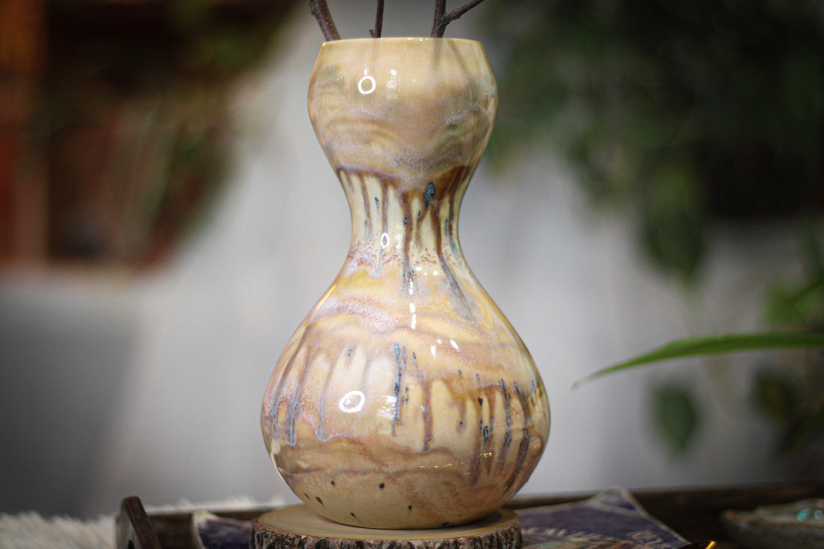 10-B Soft Earth Series PROTOTYPE Gourd Vase