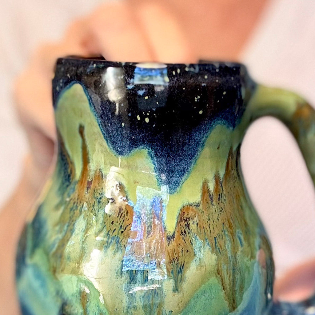 02-B Misty Mountain Midnight Curvy Mug - TOP SHELF MISFIT, 24 oz.