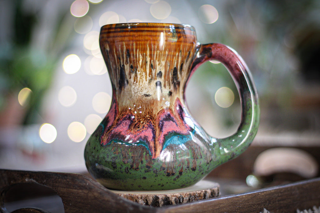 03-B Molten Cheetah Variation Mug - TOP SHELF MISFIT, 17 oz.