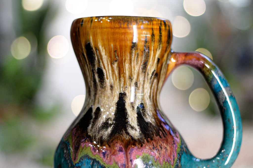 02-B Molten Cheetah Gourd Mug, 24 oz.