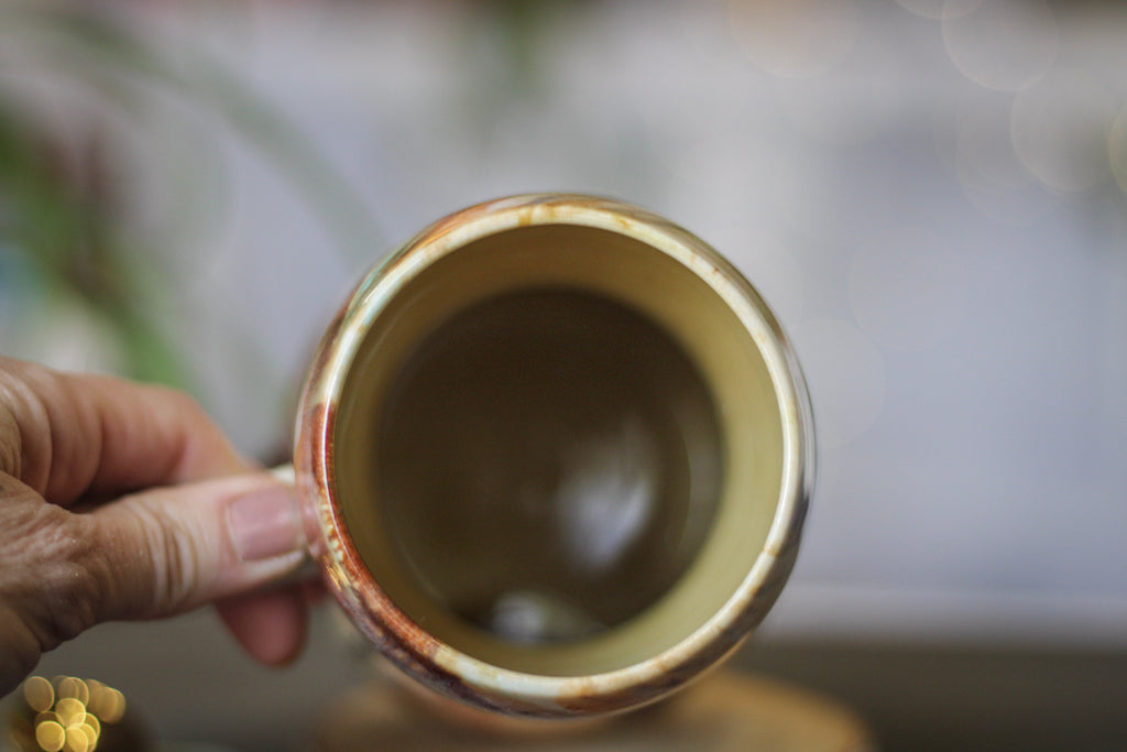 02-B Soft Earth Series PROTOTYPE Gourd Mug - TOP SHELF MISFIT, 24 oz.