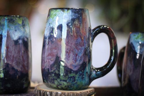 20-A Rainbow Stellar Mug, 23 oz. (This listing is for one mug)