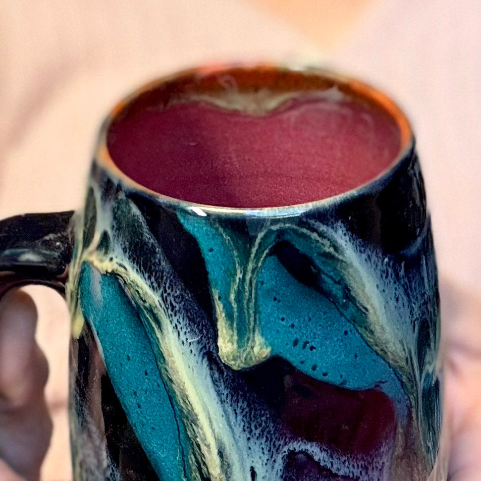 18-E Turquoise Grotto Mug - MISFIT, 28 oz. - 15% off
