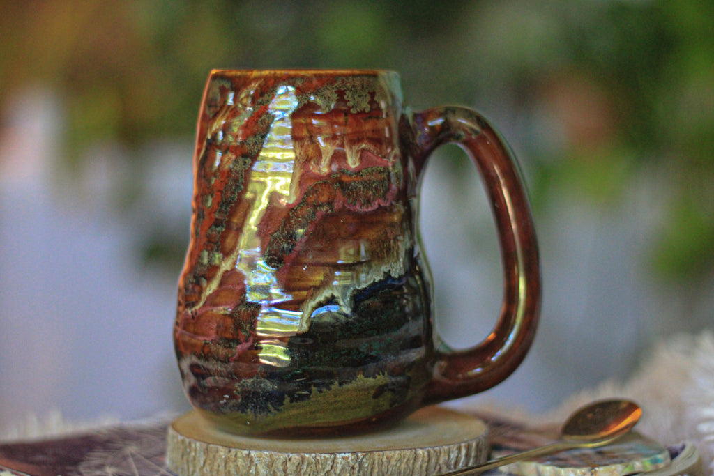 16-D EXPERIMENT Textured Divot Mug, 19 oz.