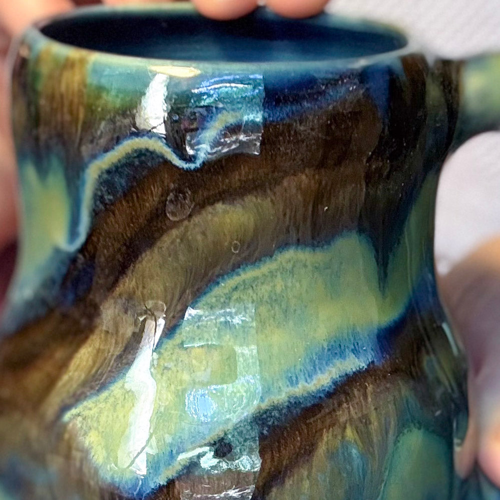 20-D Green Grotto PROTOTYPE Mid Mod Mug, 18 oz.