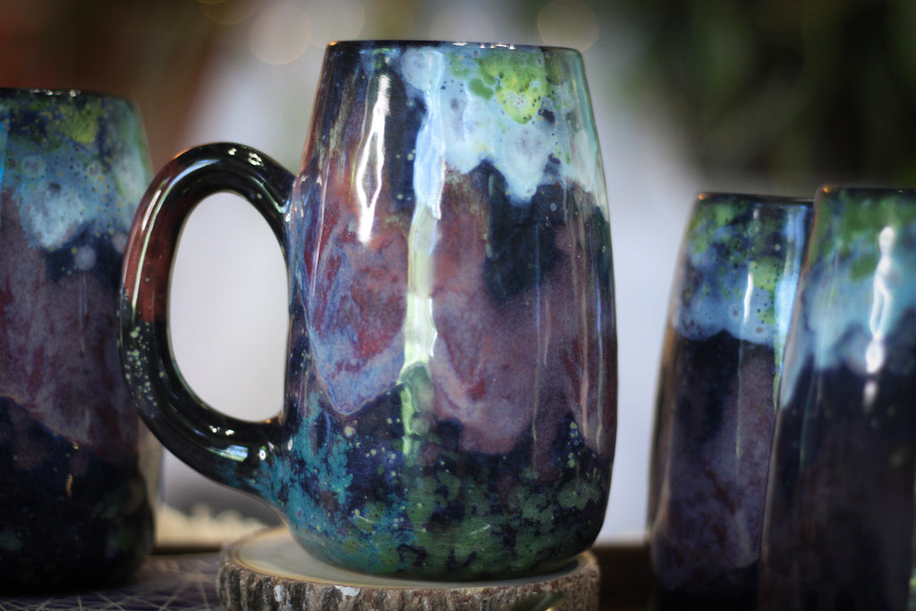 20-A Rainbow Stellar Mug, 23 oz. (This listing is for one mug)