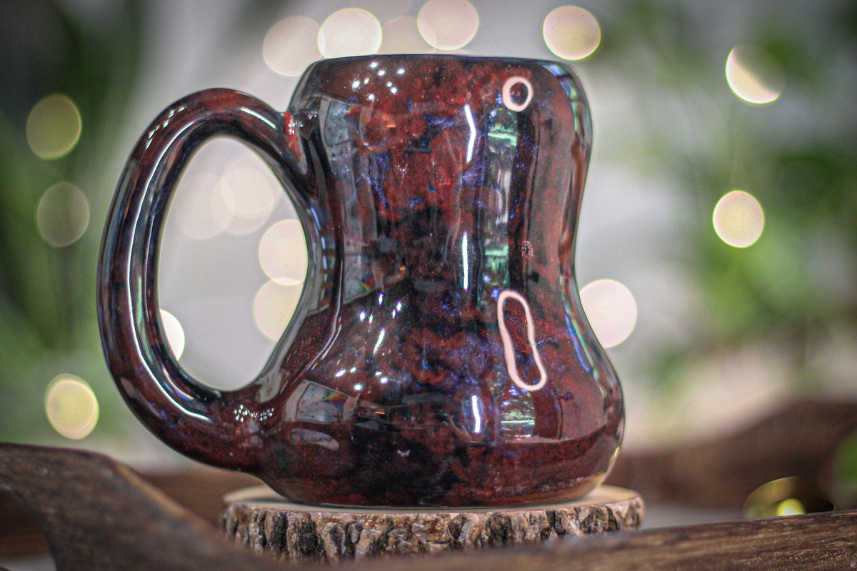 21-C Dragon's Blood Agate Gourd Mug - MINOR MISFIT, 15 oz. - 10% off