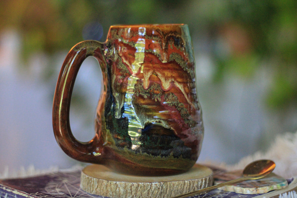 16-D EXPERIMENT Textured Divot Mug, 19 oz.