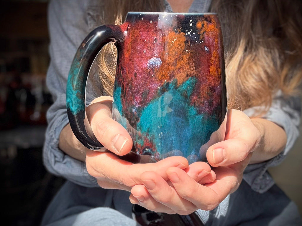 20-E Rainbow Stellar Mug, 20 oz. (This listing is for one mug)