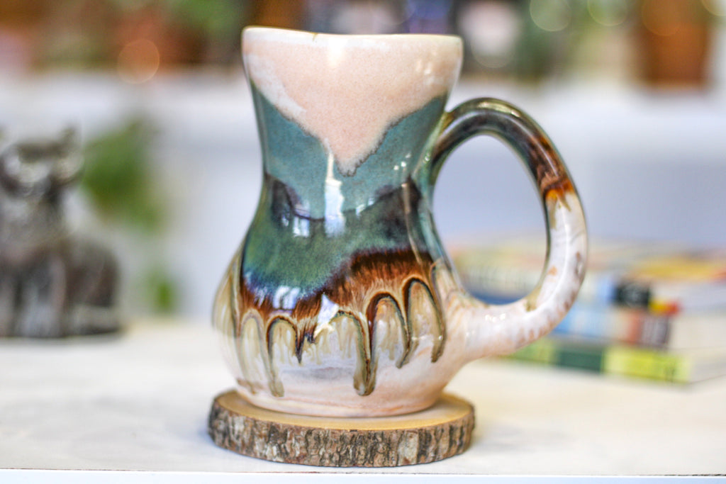 19-B Hidden Valley Variation Acorn Gourd Mug, 22 oz.